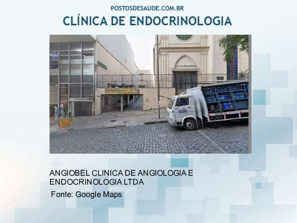 Imagem personalizada com base no google maps da clínica CLINICA ANGIOBEL