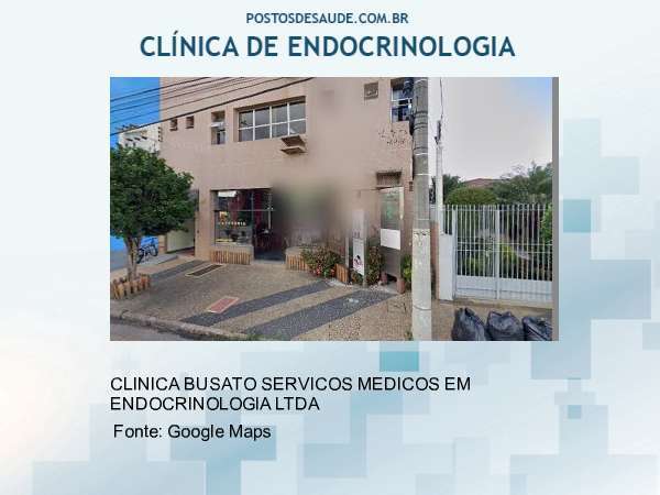 Imagem personalizada com base no google maps da clínica CLINICA BUSATO