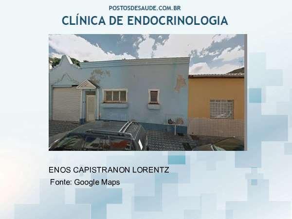 Imagem personalizada com base no google maps da clínica CLINICA DE ENDOCRINOLOGIA