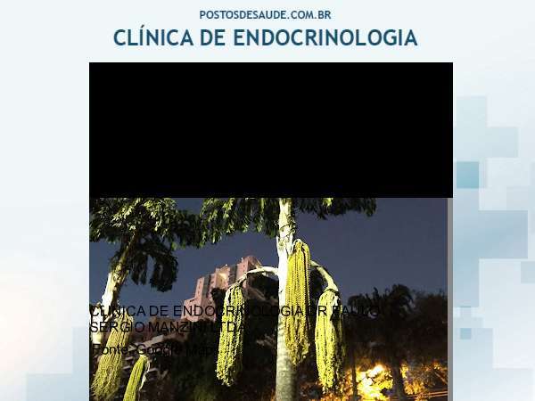 Imagem personalizada com base no google maps da clínica CLINICA DE ENDOCRINOLOGIA DR PAULO SERGIO MANZINI LTDA