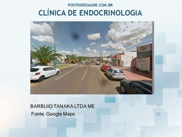 Imagem personalizada com base no google maps da clínica CLINICA DE ENDOCRINOLOGIA E OFTALMOLOGIA