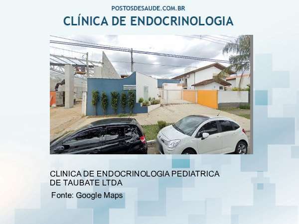 Imagem personalizada com base no google maps da clínica CLINICA DE ENDOCRINOLOGIA PEDIATRICA DE TAUBATE LTDA