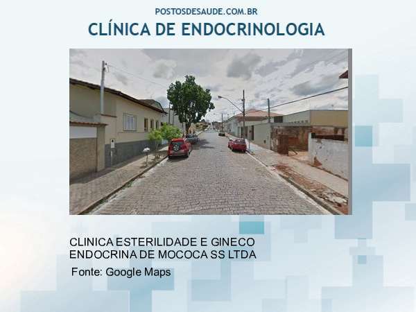 Imagem personalizada com base no google maps da clínica CLINICA DE ESTERILIDADE E GINECOLOGIA ENDOCRINA MOCOCA