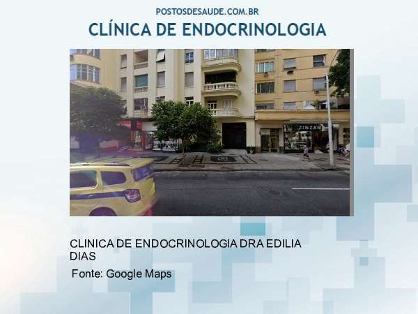 Imagem personalizada com base no google maps da clínica CLINICA DRA EDILIA