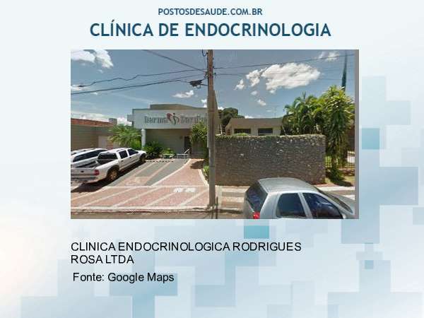 Imagem personalizada com base no google maps da clínica CLINICA ENDOCRINOLOGICA RODRIGUES ROSA