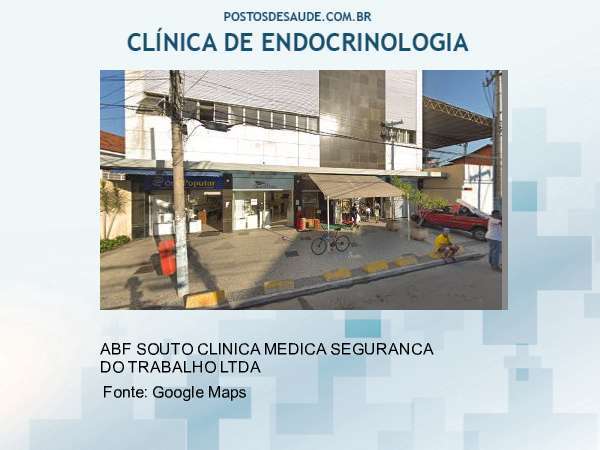 Imagem personalizada com base no google maps da clínica CLINICA MEDICA DE ENDOCRINOLOGIA ANA PAULA BRILHANTE