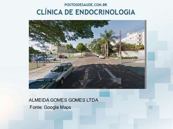 Imagem personalizada com base no google maps da clínica CLINICA MEDICA E ENDOCRINOLOGIA