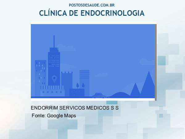 Imagem personalizada com base no google maps da clínica CLINICA NOBILE ENDOCRINOLOGIA E BEM ESTAR