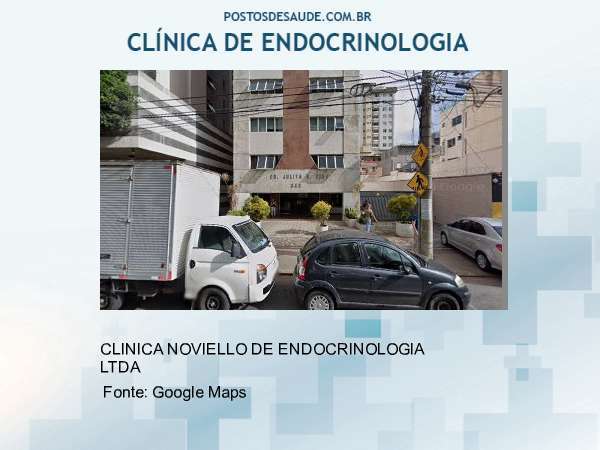 Imagem personalizada com base no google maps da clínica CLINICA NOVIELLO DE ENDOCRINOLOGIA