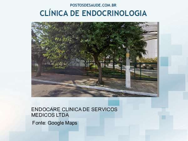 Imagem personalizada com base no google maps da clínica CONS MEDICO DE ENDOCRINOLOGIA