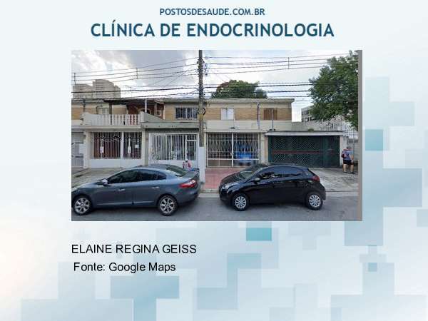 Imagem personalizada com base no google maps da clínica CONS MEDICO DE ENDOCRINOLOGIA