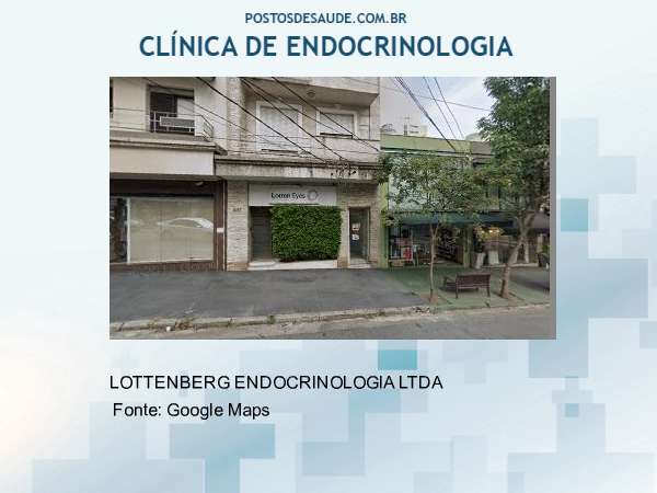 Imagem personalizada com base no google maps da clínica CONS MEDICO LOTTENBERG ENDOCRINOLOGIA