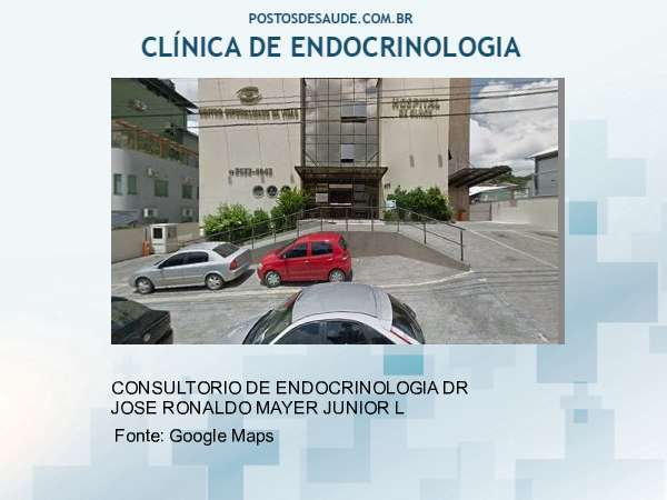 Imagem personalizada com base no google maps da clínica CONSULTORIO DE ENDOCRINOLOGIA DR JOSE RONALDO MAYER JUNIOR L