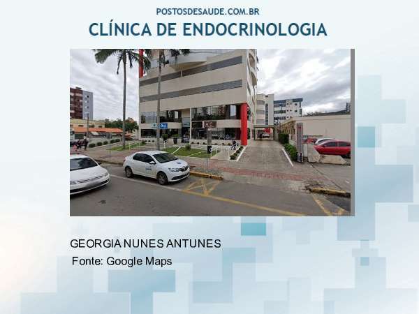 Imagem personalizada com base no google maps da clínica CONSULTORIO DE ENDOCRINOLOGIA GEORGIA NUNES ANTUNES