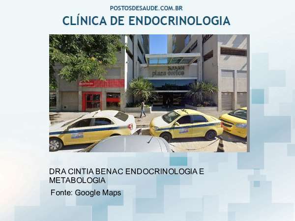 Imagem personalizada com base no google maps da clínica DRA CINTIA BENAC