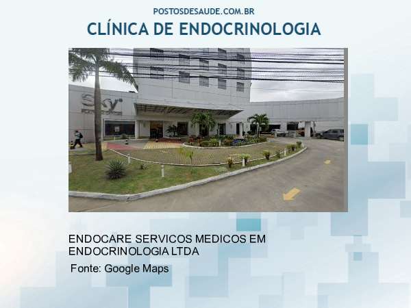 Imagem personalizada com base no google maps da clínica ENDOCARE SERVICOS MEDICOS EM ENDOCRINOLOGIA