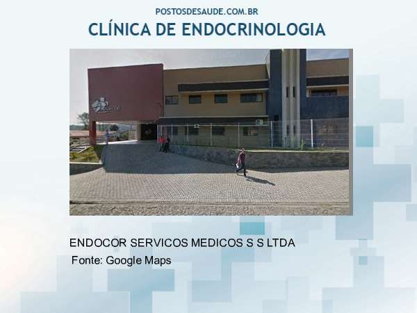 Imagem personalizada com base no google maps da clínica ENDOCOR ENDOCRINOLOGIA E CHECK UP CARDIOLOGICO