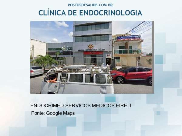 Imagem personalizada com base no google maps da clínica ENDOCRIMED SERVICOS MEDICOS