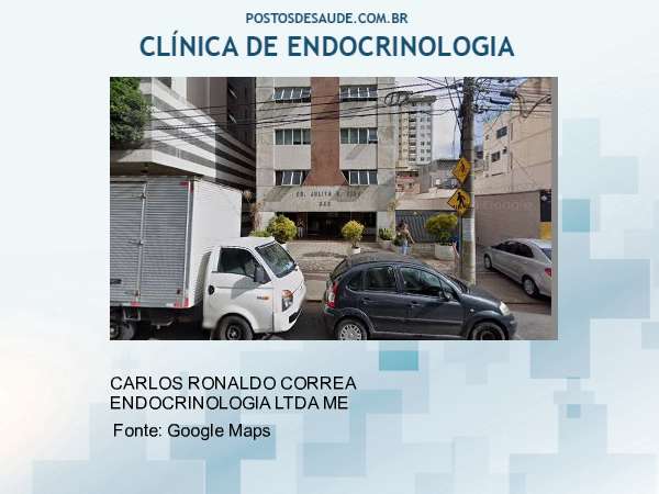 Imagem personalizada com base no google maps da clínica CARLOS RONALDO CORREA ENDOCRINOLOGIA