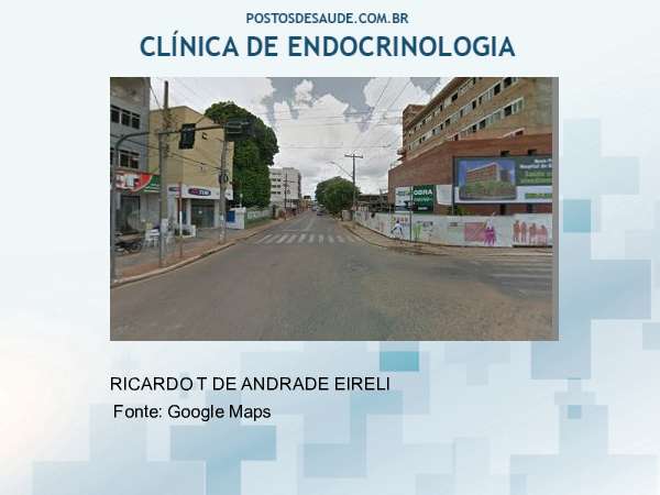 Imagem personalizada com base no google maps da clínica ENDOCRINIC