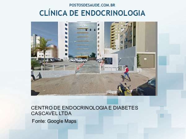 Imagem personalizada com base no google maps da clínica ENDOCRINO