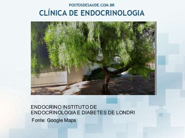 Imagem personalizada com base no google maps da clínica ENDOCRINO