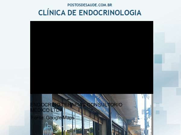 Imagem personalizada com base no google maps da clínica ENDOCRINO TERAPIAS CONSULTORIO MEDICO