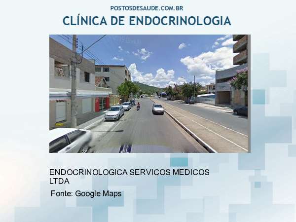 Imagem personalizada com base no google maps da clínica ENDOCRINOLOGICA SERVICOS MEDICOS LTDA