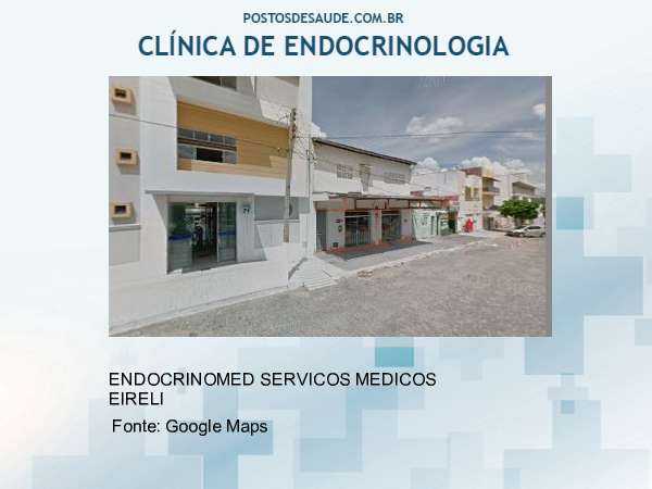 Imagem personalizada com base no google maps da clínica ENDOCRINOMED