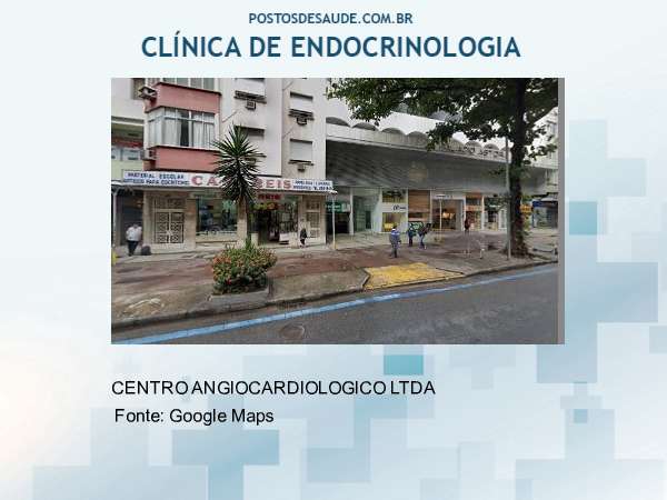 Imagem personalizada com base no google maps da clínica ENDOCRINOVASC CENTER IPANEMA