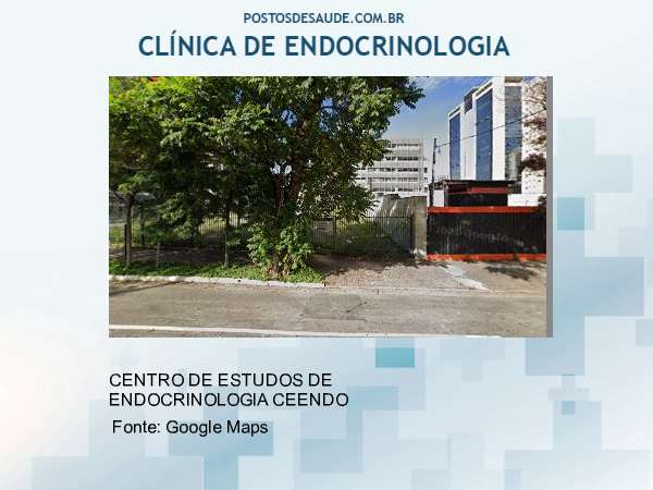Imagem personalizada com base no google maps da clínica CEENDO