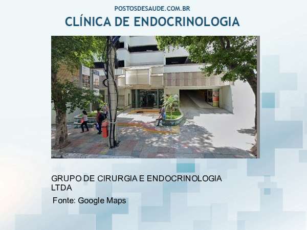 Imagem personalizada com base no google maps da clínica GRUPO DE CIRURGIA E ENDOCRINOLOGIA