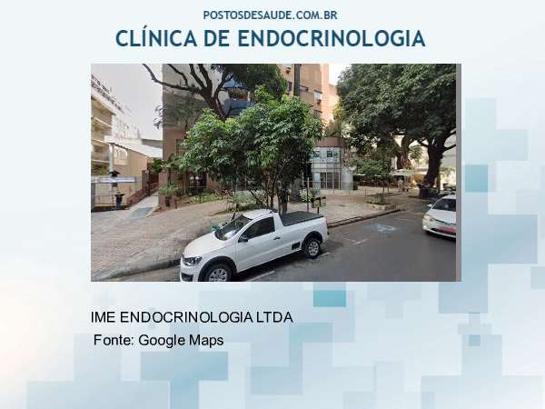 Imagem personalizada com base no google maps da clínica IME INSTITUTO MINEIRO DE ENDOCRINOLOGIA