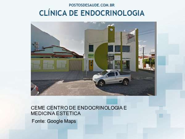 Imagem personalizada com base no google maps da clínica CEME