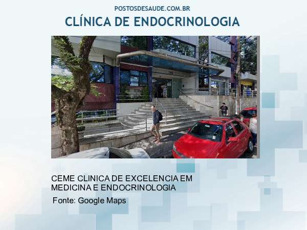 Imagem personalizada com base no google maps da clínica CEME CLINICA DE EXCELENCIA EM MEDICINA E ENDOCRINOLOGIA