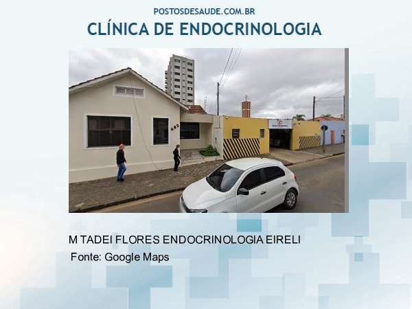 Imagem personalizada com base no google maps da clínica M TADEI FLORES ENDOCRINOLOGIA EIRELI