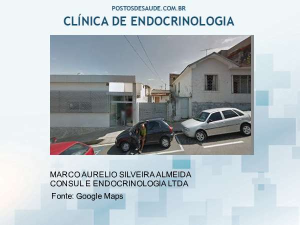 Imagem personalizada com base no google maps da clínica MARCO AURELIO SILVEIRA ALMEIDA