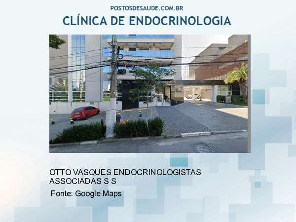 Imagem personalizada com base no google maps da clínica OTTO VASQUES ENDOCRINOLOGISTAS ASSOCIADAS