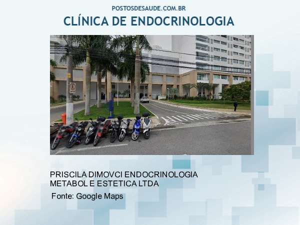 Imagem personalizada com base no google maps da clínica PRISCILA DIMOVCI