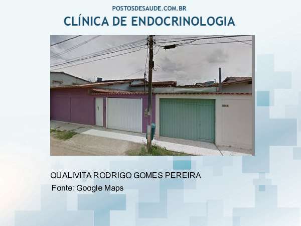 Imagem personalizada com base no google maps da clínica QUALIVITA CLINICA DE ENDOCRINOLOGIA E METABOLISMO