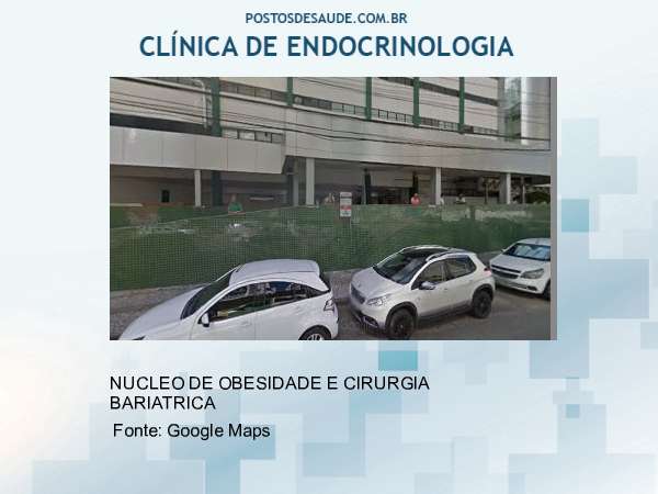 Imagem personalizada com base no google maps da clínica NUCLEO DE OBESIDADE E CIRURGIA BARIATRICA