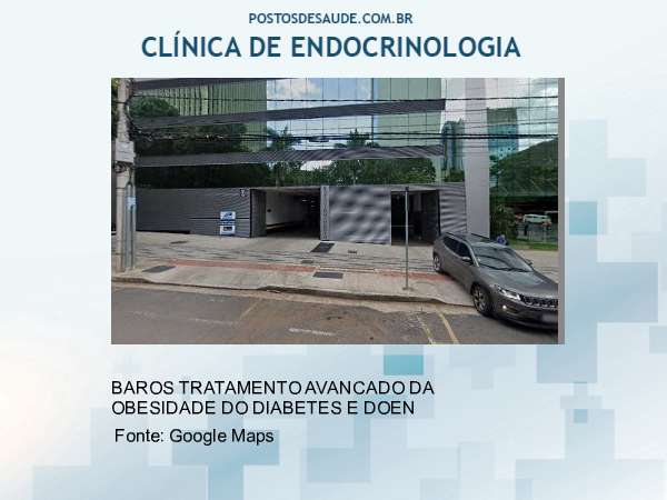 Imagem personalizada com base no google maps da clínica BAROS