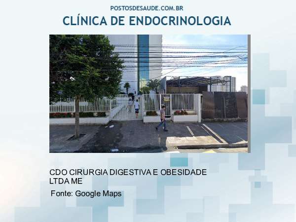 Imagem personalizada com base no google maps da clínica CDIGEST