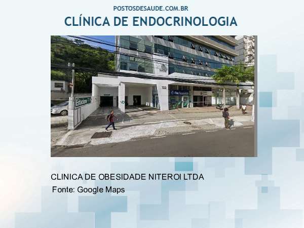 Imagem personalizada com base no google maps da clínica CLINICA DE OBESIDADE NITEROI LTDA