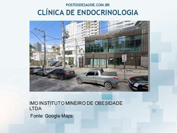 Imagem personalizada com base no google maps da clínica HOSPITAL IMO