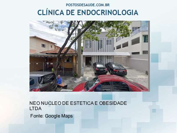 Imagem personalizada com base no google maps da clínica NEO ESTETICA