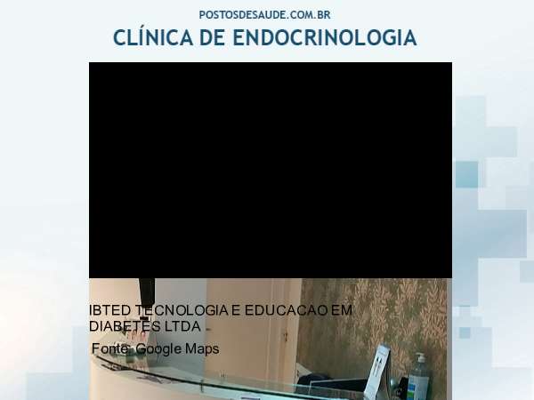 Imagem personalizada com base no google maps da clínica IBTED
