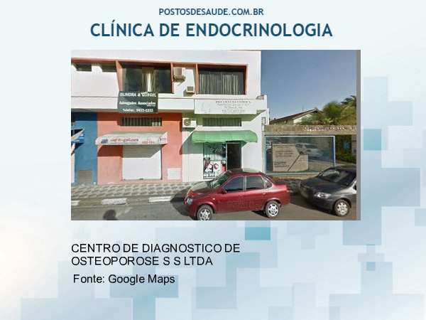 Imagem personalizada com base no google maps da clínica DENSITOMETRIA OSSEA REGISTRO