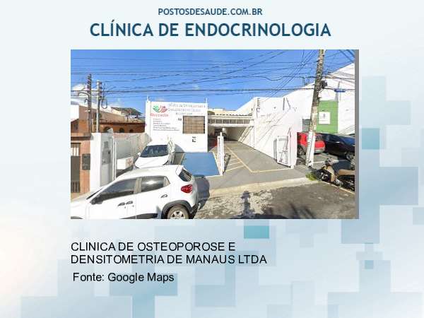 Imagem personalizada com base no google maps da clínica OSTEOCLIN