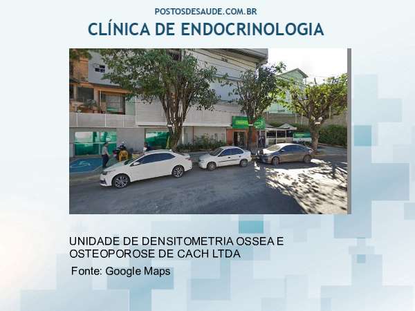 Imagem personalizada com base no google maps da clínica UNIDENSI